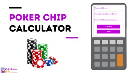 Calculate starting poker chips with our free poker chip calculator.